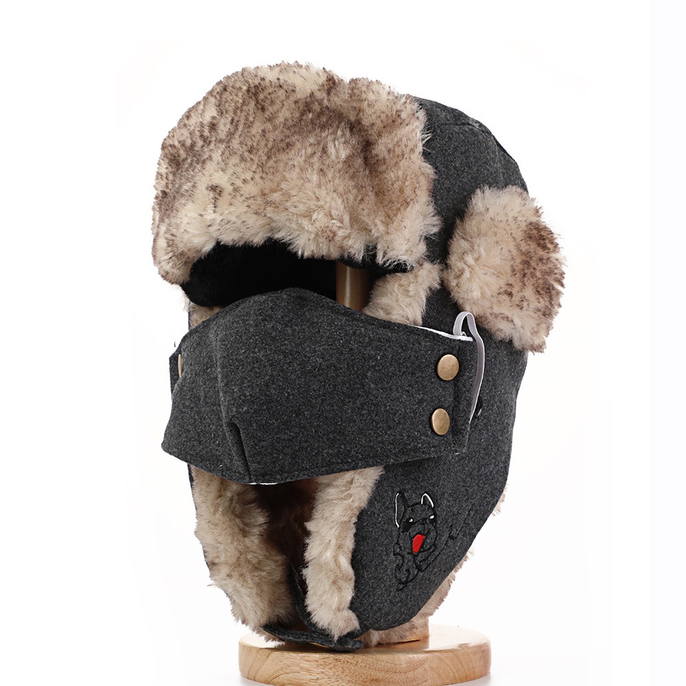 Winter Trapper Hat - New Faux Fur Lining Trapper Hat