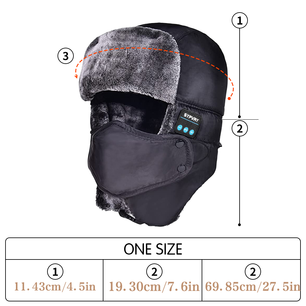 Winter Trapper Hat for Men Wom - Trapper Hat Ear Flap 评论和价格