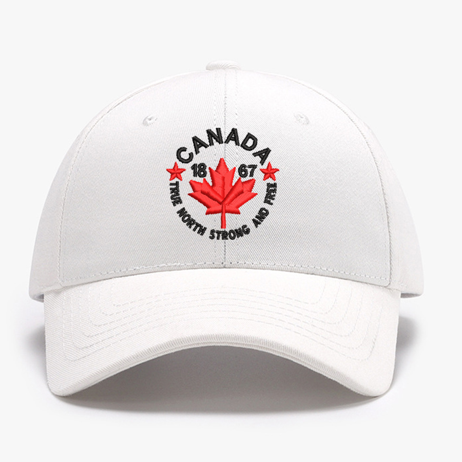 Embroidered Canada True North  - Baseball Cap Structured 评论和价格