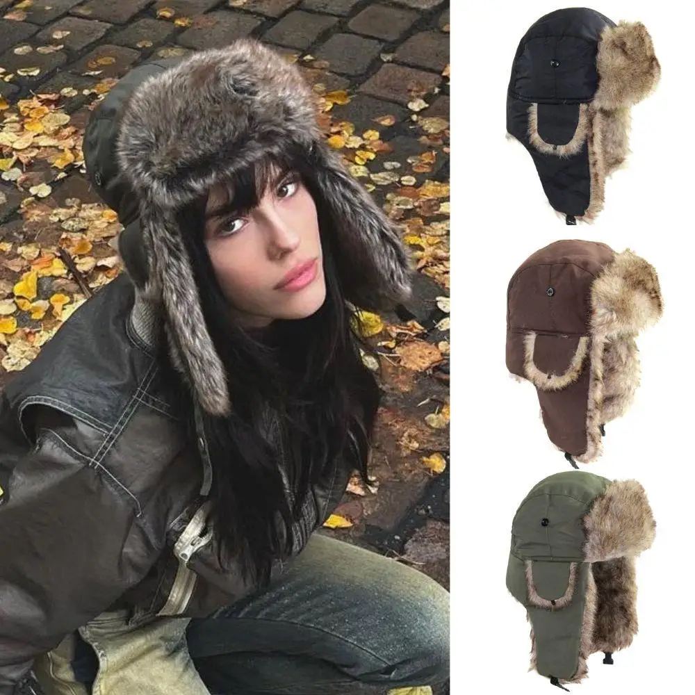 1PC Winter Trapper Aviator Tro - Winter Trapper Hat 评论和价格