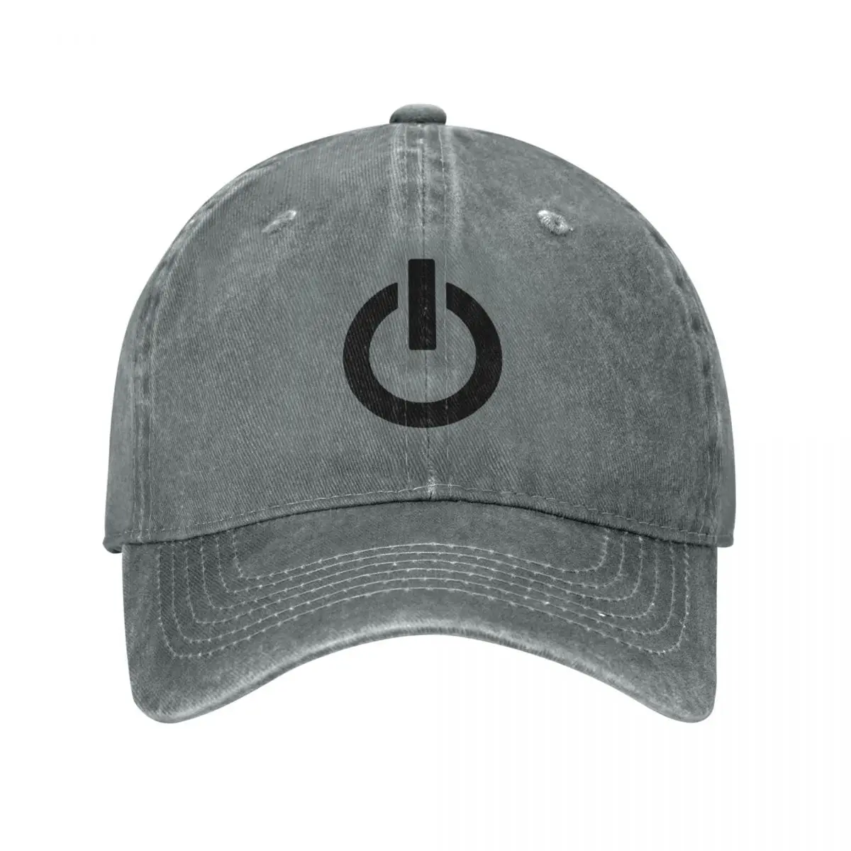 Power Button (black) Baseball  - Golf Cap Dad 评论和价格