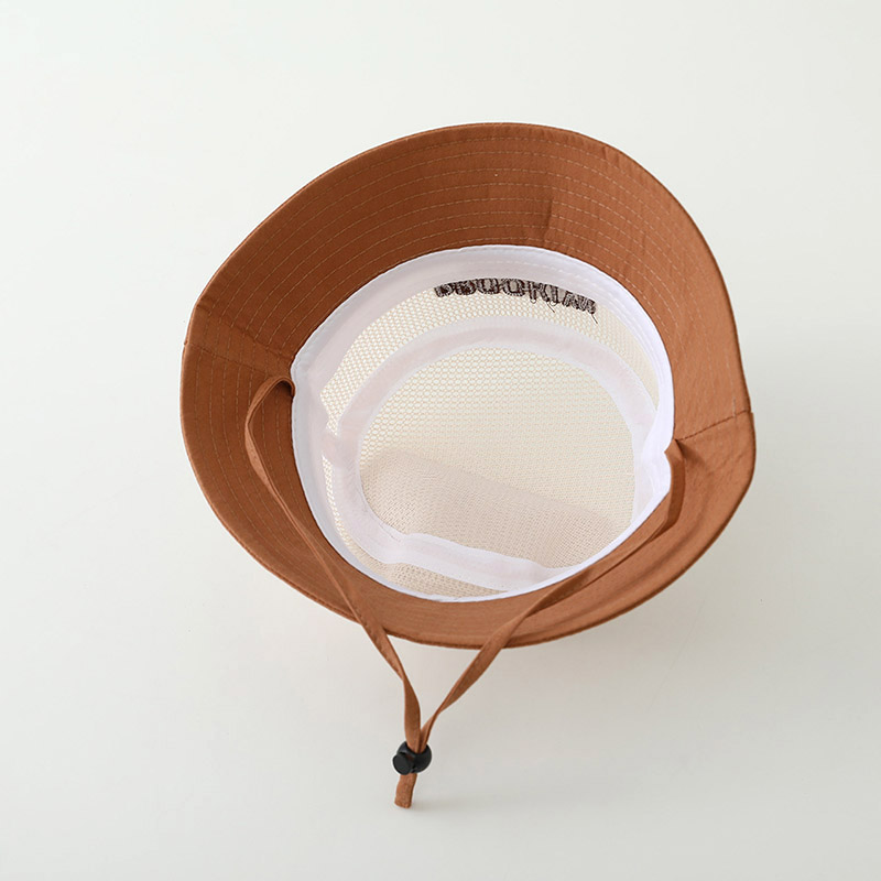 Letter Embroidered Baby Sun Ha - Bucket Hat Cotton 评论和价格