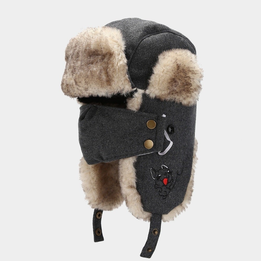 New Faux Fur Lining Trapper Ha - Winter Trapper Hat 评论和价格