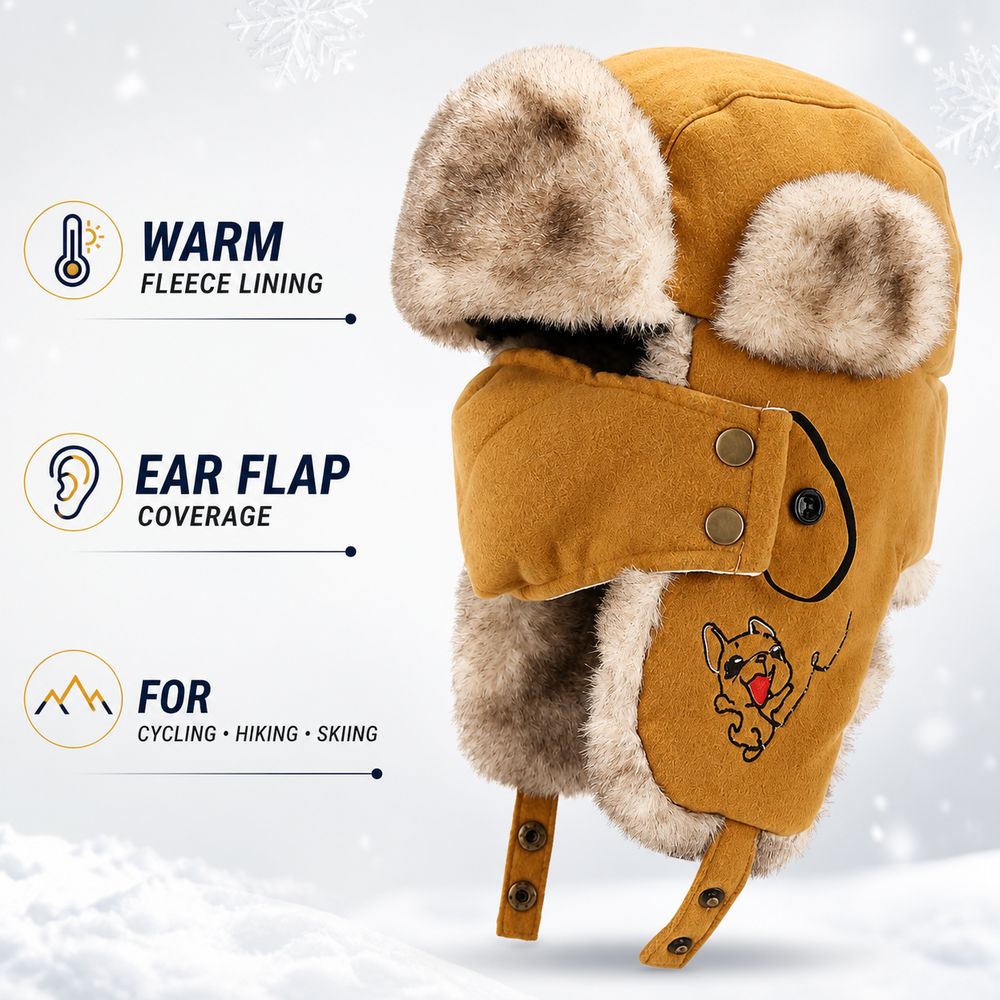New Faux Fur Lining Trapper Ha - Winter Trapper Hat 评论和价格