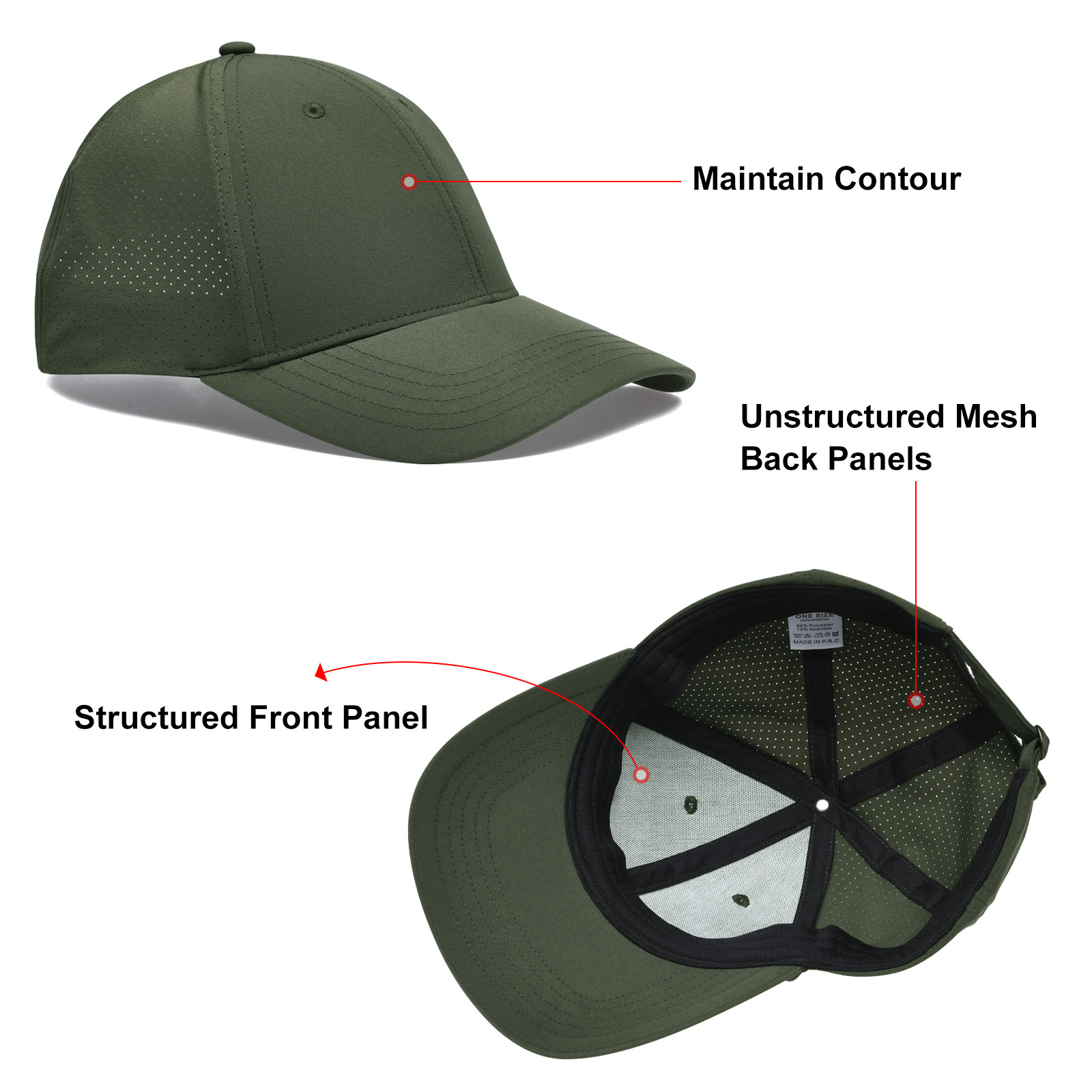 Unisex Classic Mesh Adjustable - Golf Cap Dad 评论和价格