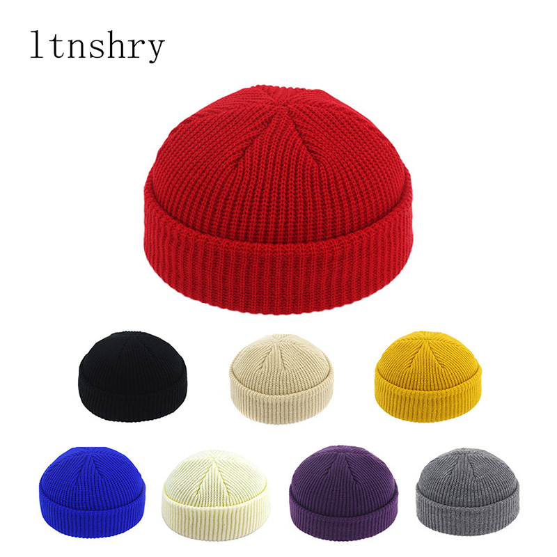 Beanie Unisex Hat Ribbed Knitt - Beanie Cuffed Knit 评论和价格