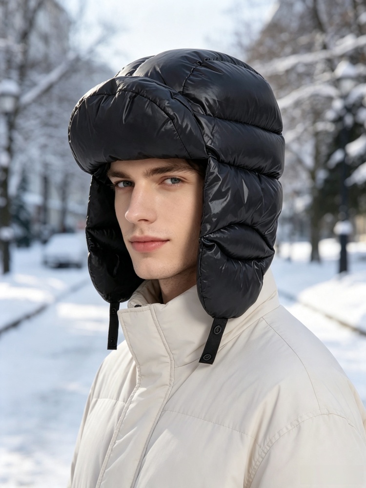 Winter Warm Down Ushanka Hat W - Trapper Hat Ear Flap 评论和价格