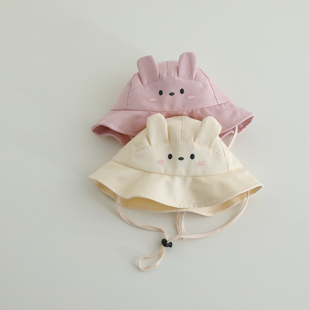 Baby Girls Sun Hat 48-50cm Cot - Bucket Hat Cotton 评论和价格