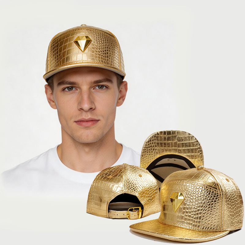 New Gem Leather Baseball Cap M - Baseball Cap Structured 评论和价格