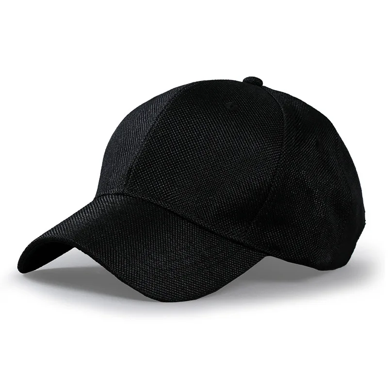 Oversize XXL Faux Linen Men Wo - Baseball Cap Structured 评论和价格