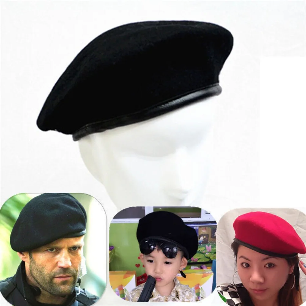 New Unisex Uniform Cap Men Wom - Beret French Wool 评论和价格